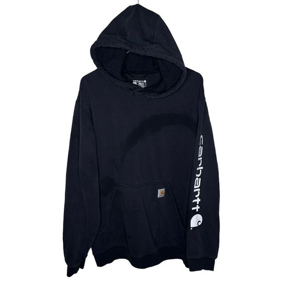 Carhartt Sleeve Writing Hoodie Large - Picture 1 of 4